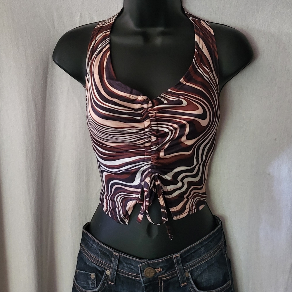 Swirl Pattern Top
